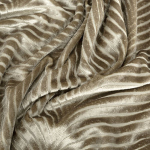 Zasłona Velvet Lussi 140 x 250 Przelotka Jasnobrązowy