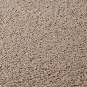 Blanket 150 x 200 Microfiber Shiny Blink Beige+Silver