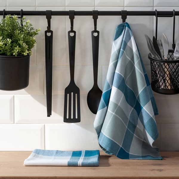 Komplet Ścierek 2szt 50 x 70 Bawełna Mona Turkus