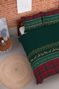 Pościel 160 x 200 3cz Flanela Bawełna Laura 5620A