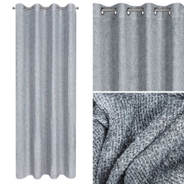 Curtain 140 x 250 Decorative Megan Silver