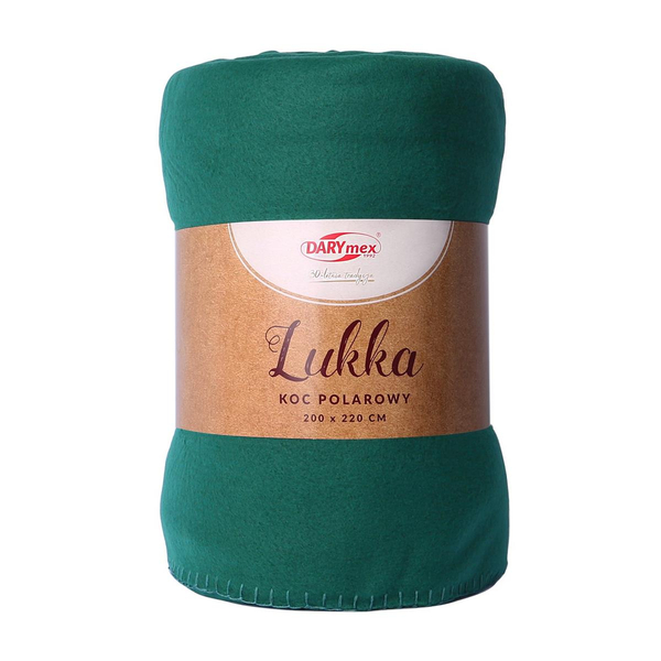 Fleece blanket 150 x 200 Lucca Dark Green
