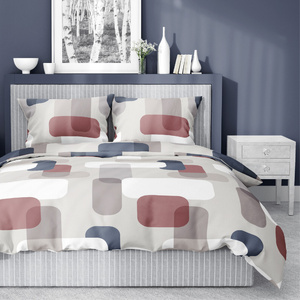 Bedding 160 x 200 3 pcs Asti Satin Cotton 5487B