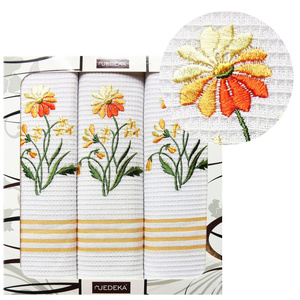 Bari Embroidered Kitchen Cloths 3 pcs No. 12 50x70