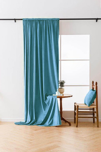 Curtain 140 x 270 Velvet Tunnel Tape Giorgia 06