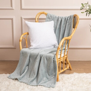 150 x 200 Plush Microfiber Willy Grey Blanket