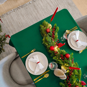 Tablecloth 120x200 Stain-Resistant Surbo Bottle Green