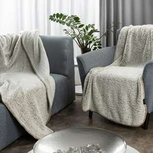 Koc 70 x 160 Mikrofibra Baranek Koala Beż+Biały