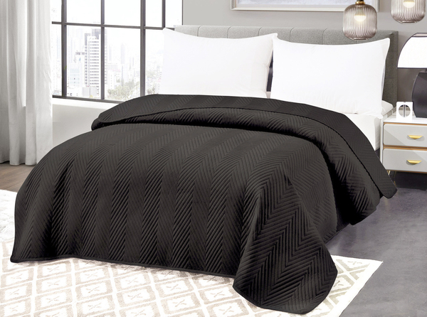Bedspread 220 x 240 Embossed Velour Marieta 03