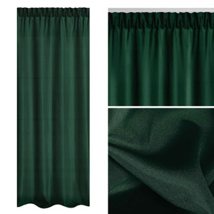 Zasłona 140 x 270 Dekoracyjna Taśma Viva Butelkowy