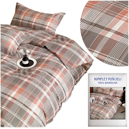 Bedding 200 x 220 3 pcs Cotton Satin no. A1814