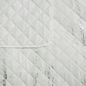 Narzuta 170 x 210 Pikowana Nadruk Blink/1 Biały+Sr