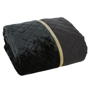 Narzuta 220 x 240 Dekoracyjna Kristin Czarna