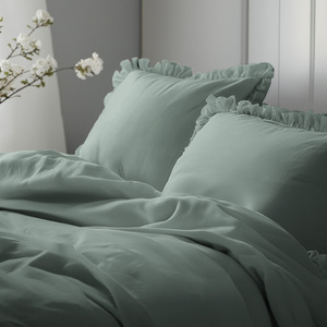Bedding 220 x 200 3pc Pure Cotton with Ruffle 07