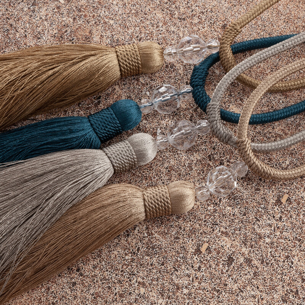 Decorative Curtain Tieback 63 cm LILI C. Turquoise