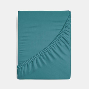 Bed sheet 180 x 210 Makosatin Nova Turquoise