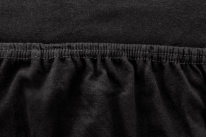 Prześcieradło Jersey z Gumką 002_D Czarny 120x200