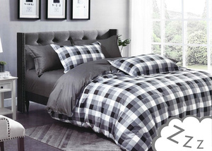 Cotton Satin Bedding No. A1361 200x220NP 3 parts