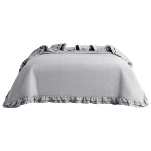 Quilted Bedspread 170 x 210 with Ruffle Rosella 03