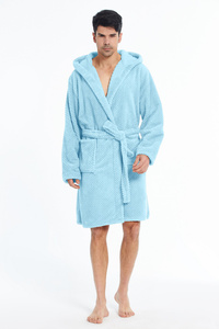 Microfiber Bathrobe with Hood Miguel 01 XS