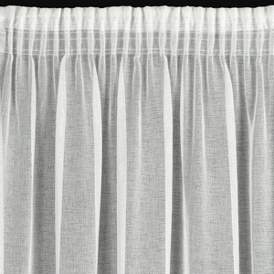 Firana 140 x 270 Dekoracyjna Taśma DANI 1 Biały