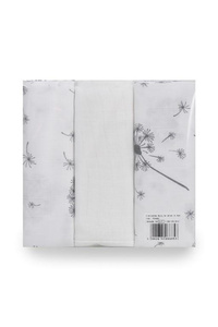 Pielucha 80 x 70 3 szt Bawełniana MUSLIN Druk 02