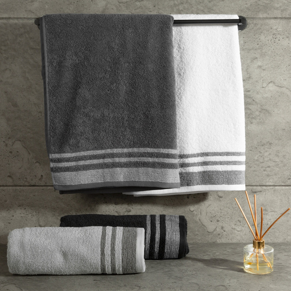 Ręcznik 50 x 90 Kąpielowy Frotte Mery 04 Srebrny
