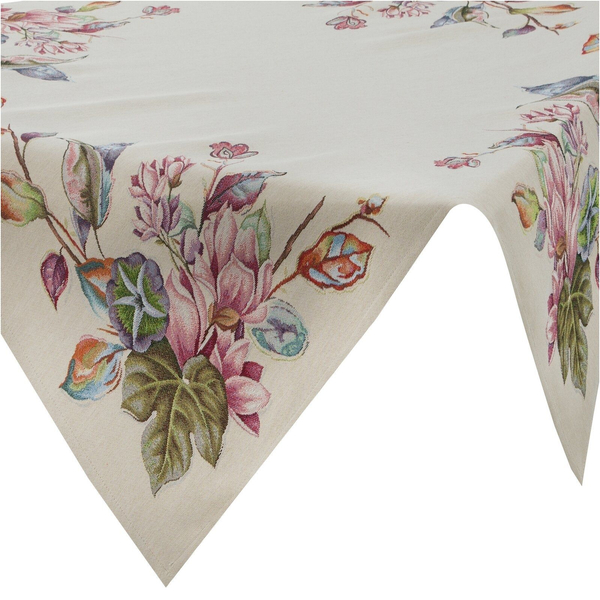 100 x 100 Decorative Tapestry Tablecloth 1215 Natur