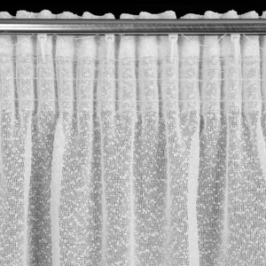 Decorative Curtain Rain 140 x 270 Tape White