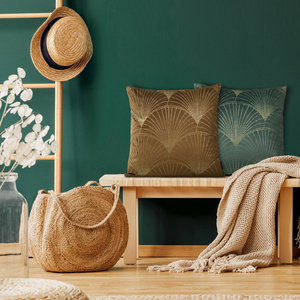 45 x 45 Decorative Velvet pillowcase BLINK21 Brown