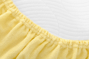 Terry sheet with elastic 004_D Sunny 80x180