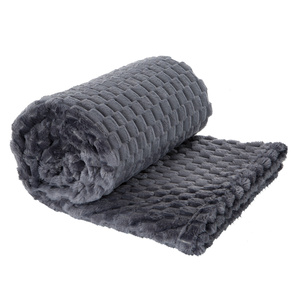 Blanket 150 x 200 Microfiber Design Cindy6 Steel