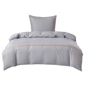 Pościel 140 x 200 2cz Gładka Z Haftem Lumera 05