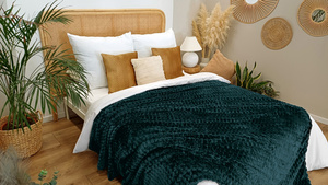 Blanket 200 x 220 Microfiber Embossed Plush Ala 3D Slice 07