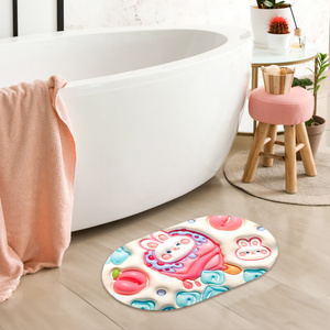 Magic 33 3D Non-Slip Absorbent Bathroom Mat