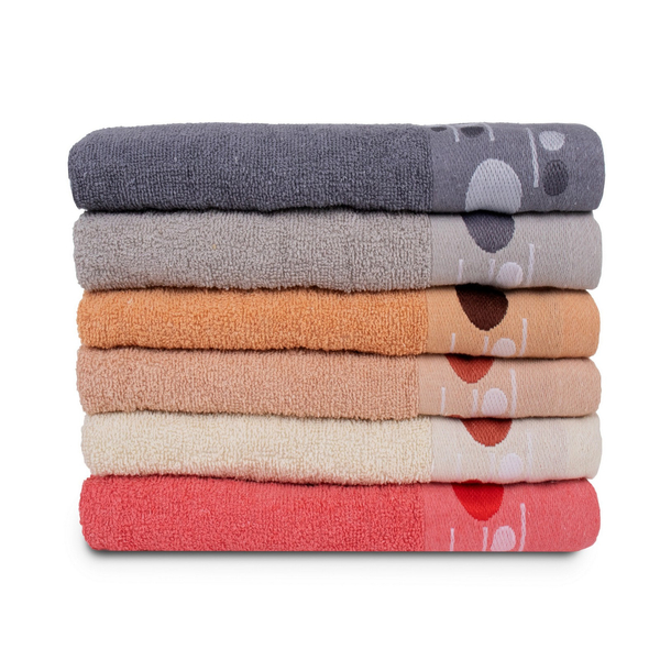 Set of Towels 70 x 140 6pcs. Cotton Narcis 08