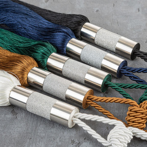 Decorative Cord for Curtains 76 x 38 Mona Navy Blue