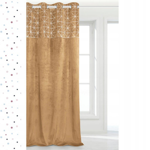Curtain 140 x 250 Decorative Velvet Glossy Muslin