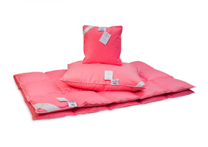Children's set Quilt + 40x60 Half-tufted Pink 90x120