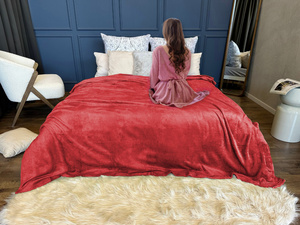 Blanket 160 x 200 Microfiber Solid Juana 12