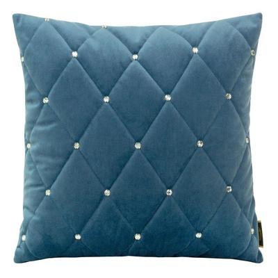 Poszewka 45 x 45 Dekoracyjna Velvet 37 Niebieski