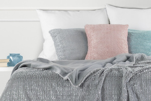 Poszewka Futrzana Design91 Havana 40 x 40 Popiel