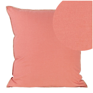 Decorative Linen Pillowcase 45 x 45 4F J.Pink+Gold