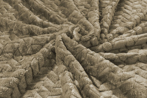 Blanket 200 x 220 Microfiber Embossed Plush Ala Houndstooth 3D 03