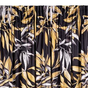 Pierre Cardin Zoja Velvet Curtain 140 x 270 Beige 