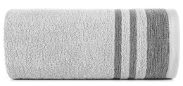 Towel 30 x 50 Bath Frotte Mery 04 Silver