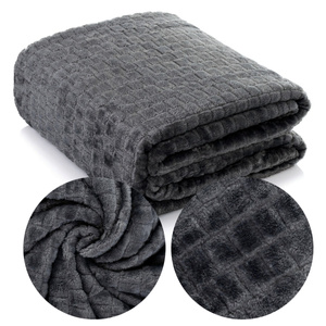 Blanket 200 x 220 Microfiber Stamped Ardea Cube 01