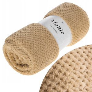 Blanket 70 x 150 Microfiber Jacquard Monte Beige