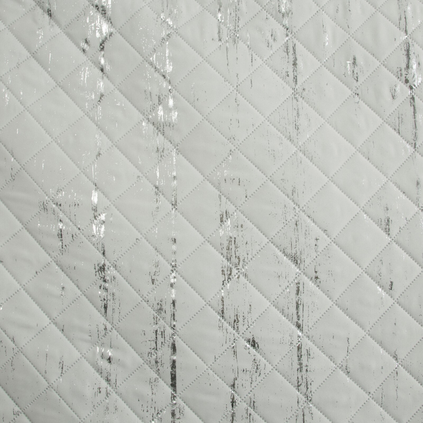 Narzuta 170 x 210 Pikowana Nadruk Blink/1 Biały+Sr