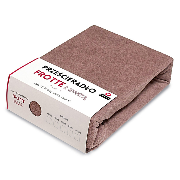 Prześcieradło 80 x 140 Frotte z Gumką Gaja 45